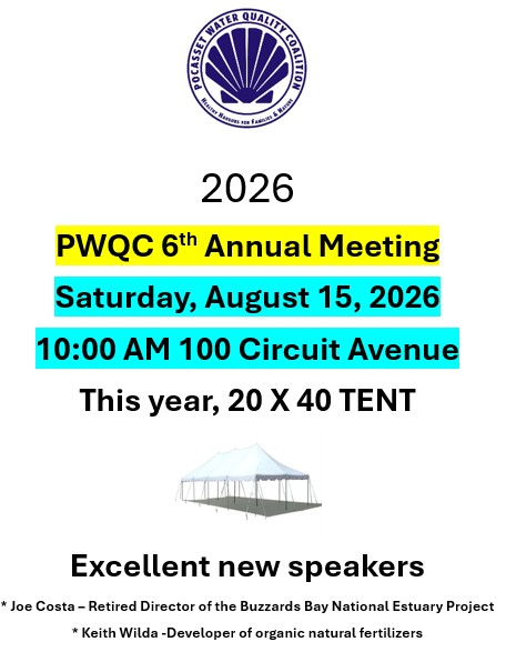 Pocasset Water Quality Coalition 2026 Annual Meeting